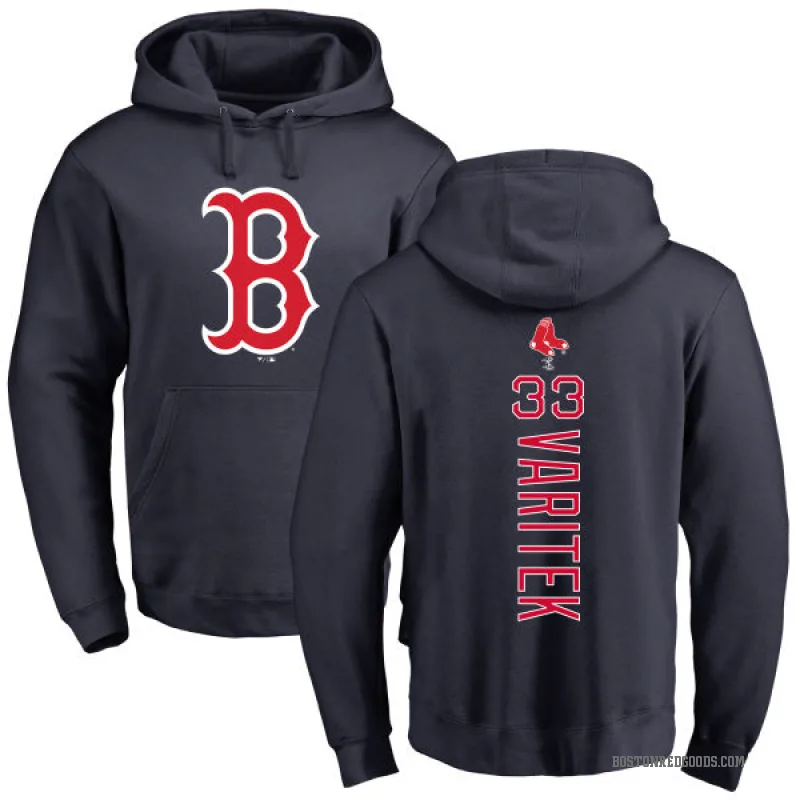 Jason Varitek Boston Red Sox Men's Navy Backer T-Shirt 